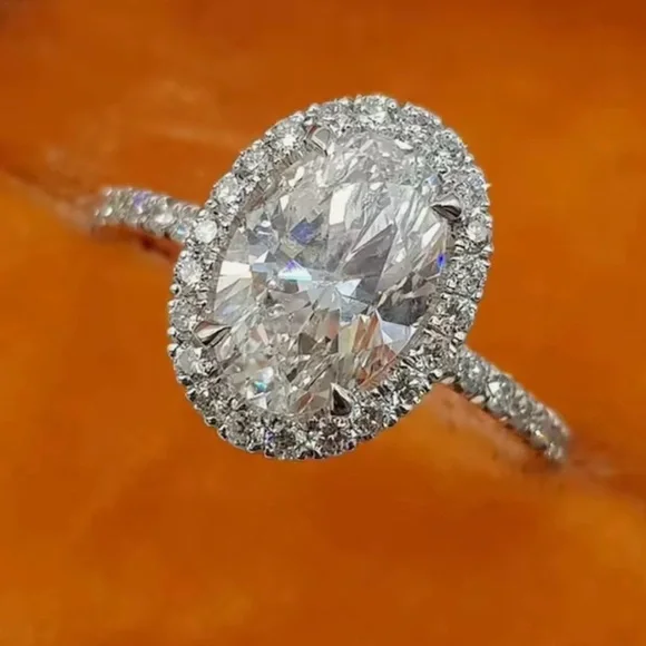3ct Oval Cut Ring